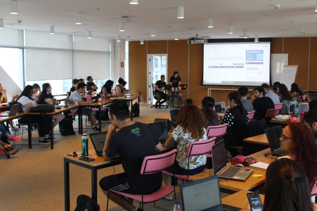 Alunos do Workshop Hackathon Brasil