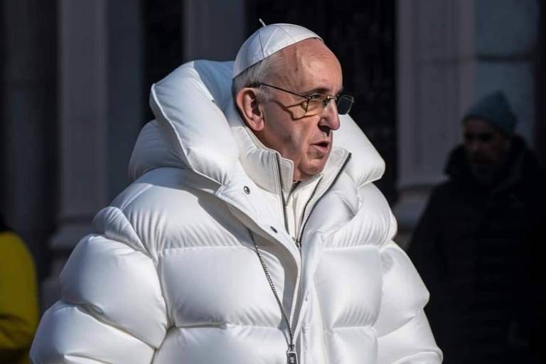 Leia mais sobre o artigo IA faz Papa Francisco usar roupas de grife